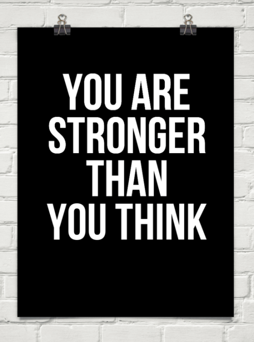 I Am Strong & Very Courageous